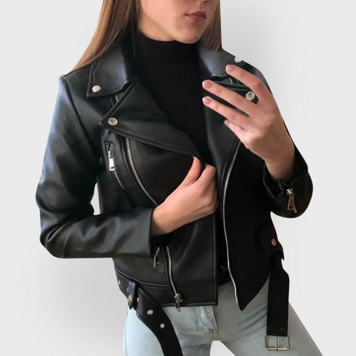 Rosalina | Classic Soft Leather Jacket