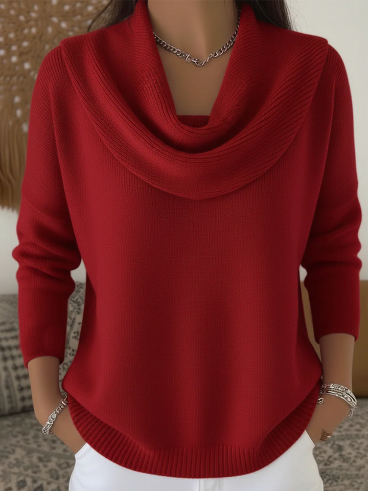 MARIELLA DRAPED SWEATER