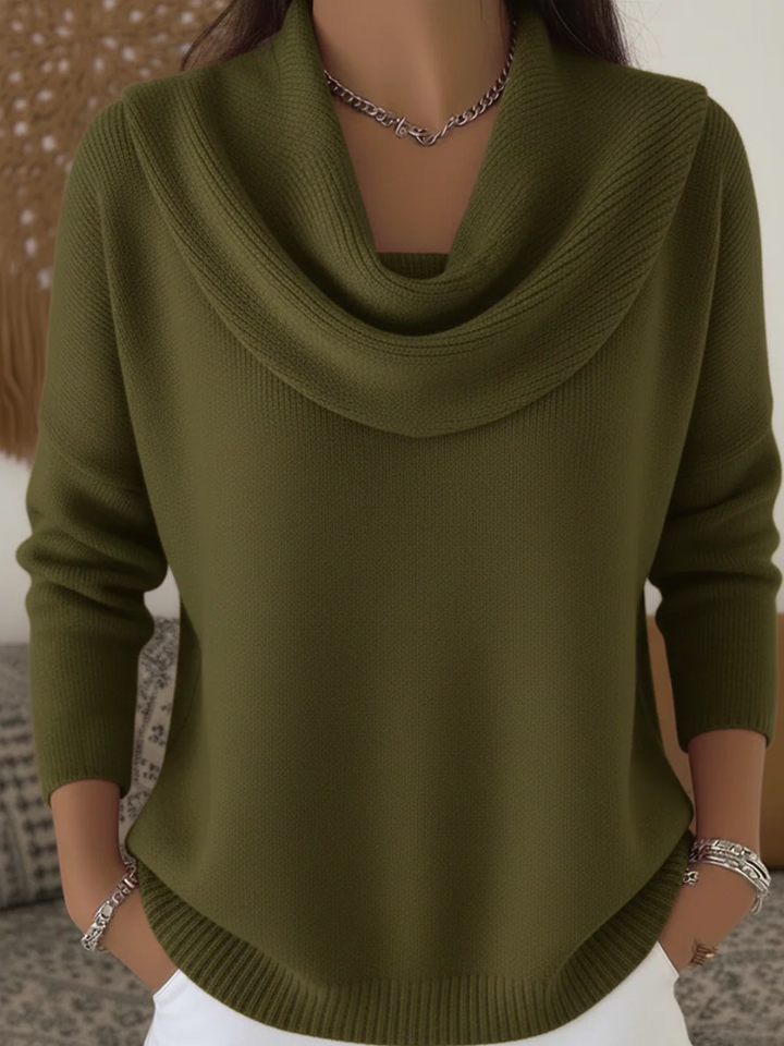 MARIELLA DRAPED SWEATER