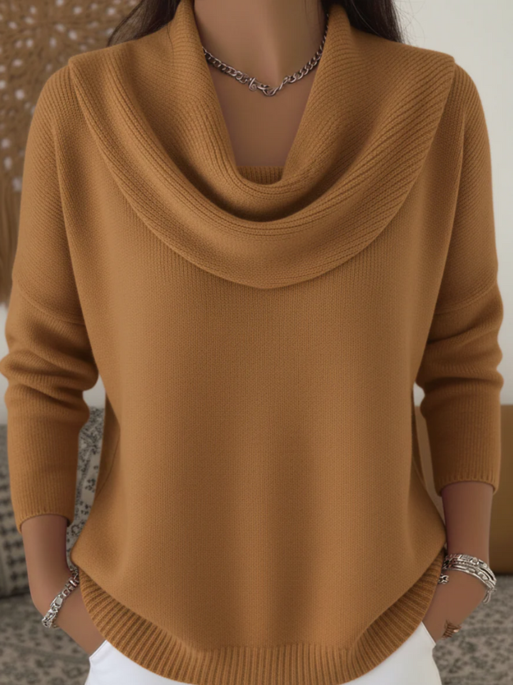 MARIELLA DRAPED SWEATER