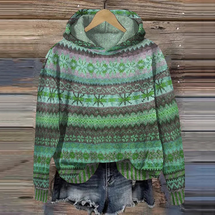 Patricia™ | Timeless patterned hoodie