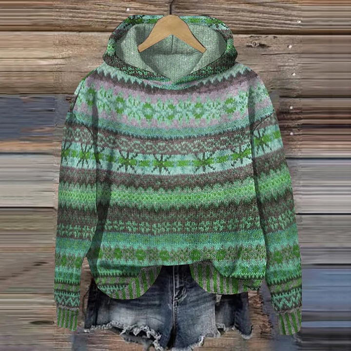 Patricia™ | Timeless patterned hoodie
