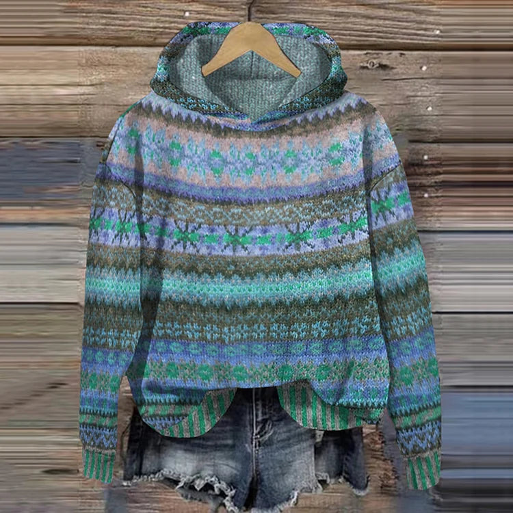 Patricia™ | Timeless patterned hoodie
