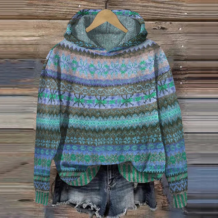 Patricia™ | Timeless patterned hoodie