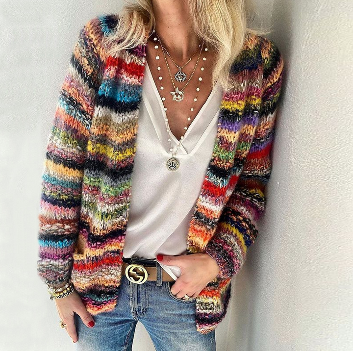 Stella™ | Colored Knitted Cardigan