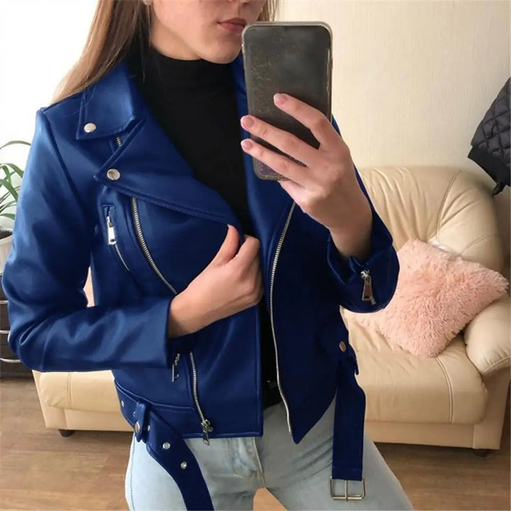 Rosalina | Classic Soft Leather Jacket