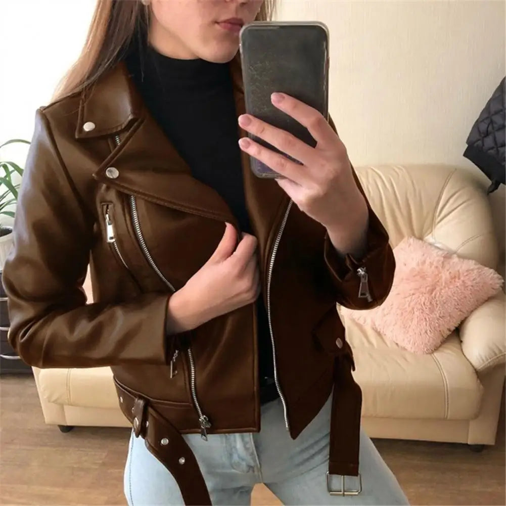 Rosalina | Classic Soft Leather Jacket