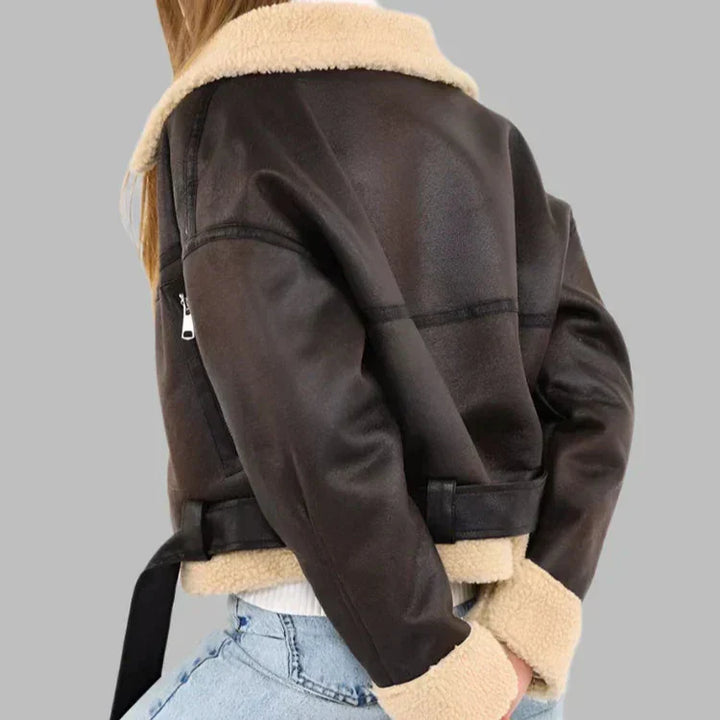 Corina | Versatile Breathable Leather Jacket