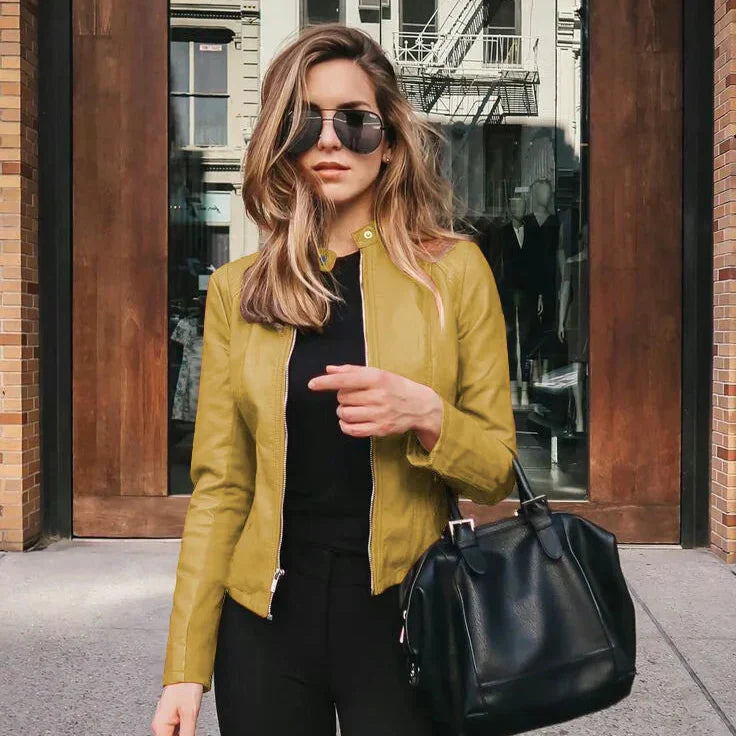 Mari | Durable Casual Leather Jacket