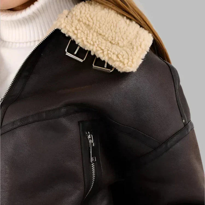 Corina | Versatile Breathable Leather Jacket