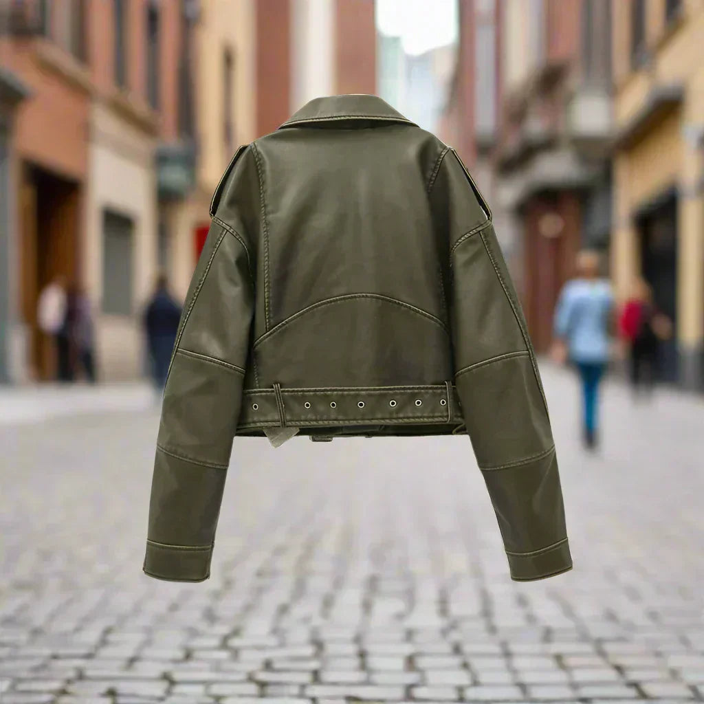 Pia | Versatile Leather Jacket