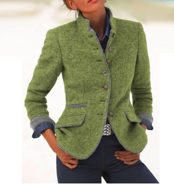 Kate™ | Elegant Cardigan with High Collar
