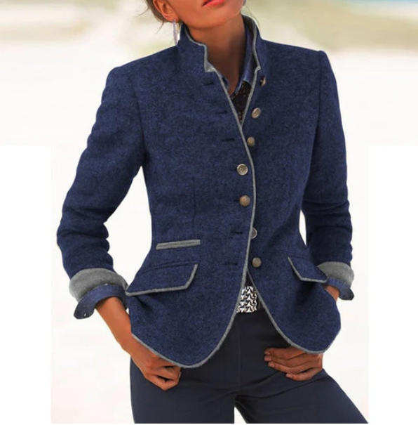 Kate™ | Elegant Cardigan with High Collar