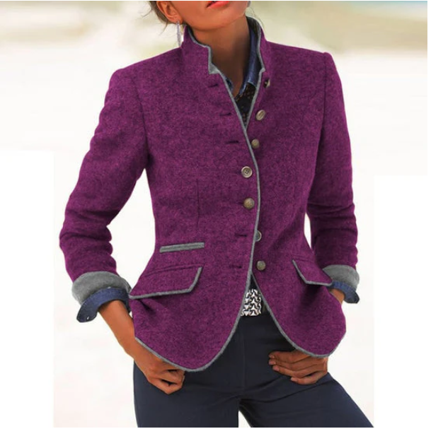 Kate™ | Elegant Cardigan with High Collar