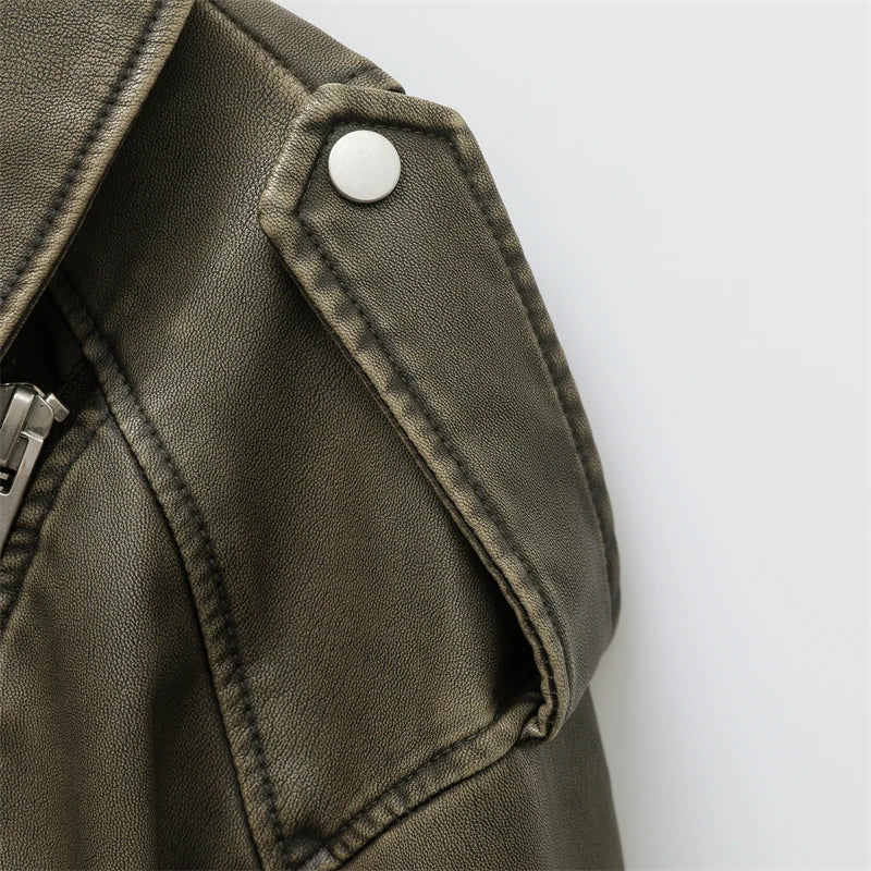 Pia | Versatile Leather Jacket