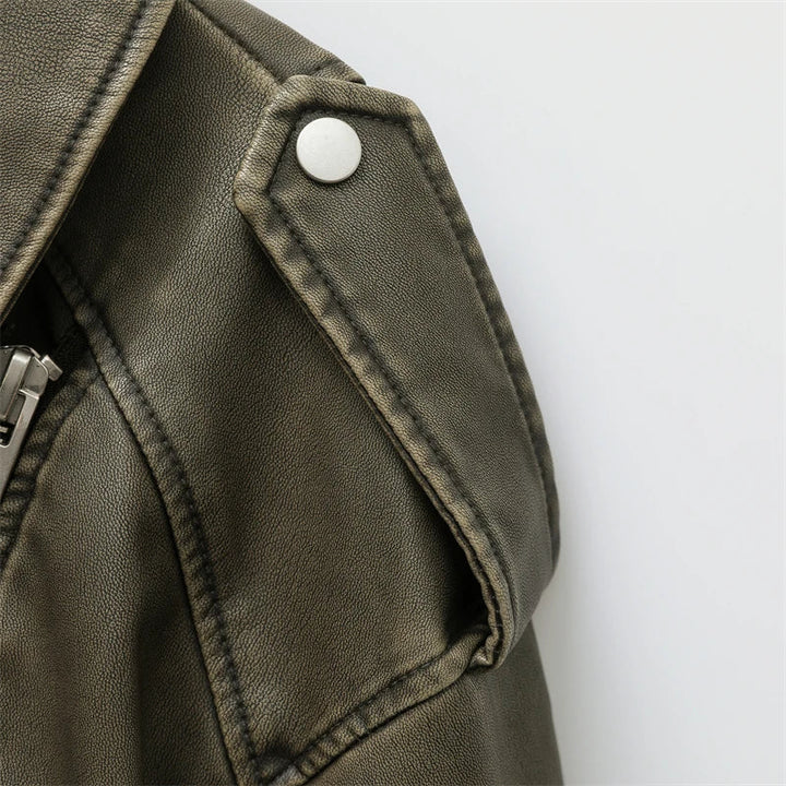 Pia | Versatile Leather Jacket