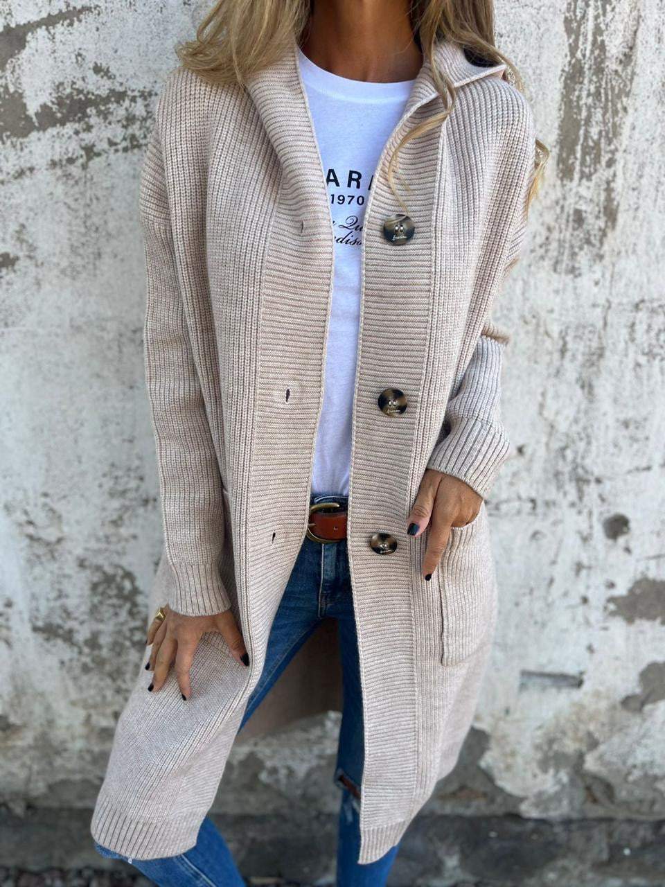 Ruth™ | Elegant long cardigan